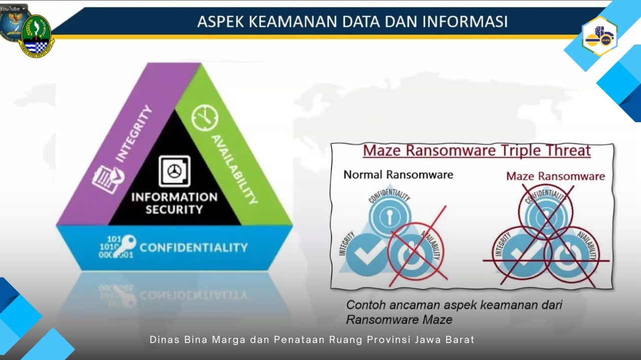 Cegah Ransomware DBMPR Jabar Ikuti Webinar Diskominfo