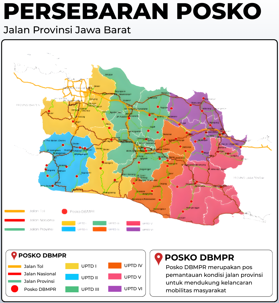 DBMPR siapkan Posko Piket Lebaran  dan Posko DRU