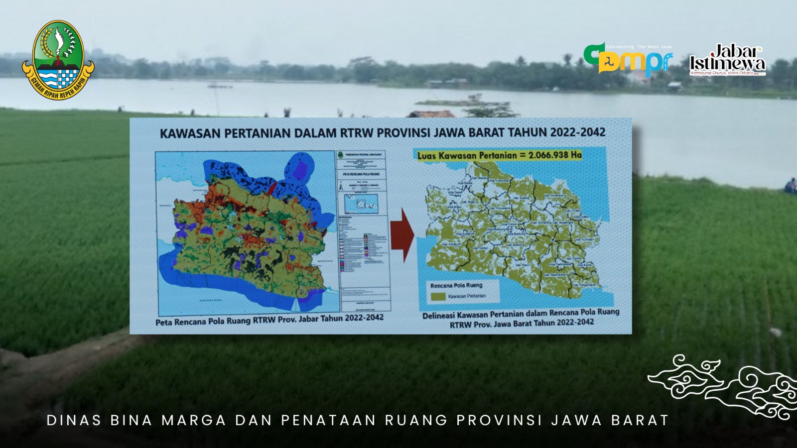 “LBS Jawa Barat tahun 2025  sebesar 900,722 hektar”