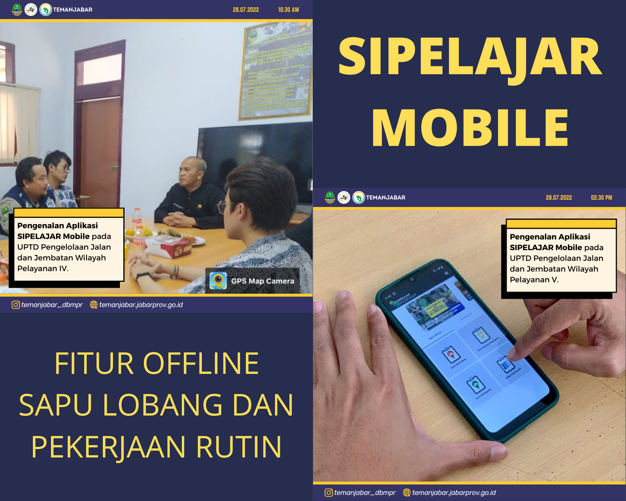 Pengenalan Aplikasi Sipelajar Mobile di UPTD Wil. Pel. IV dan V