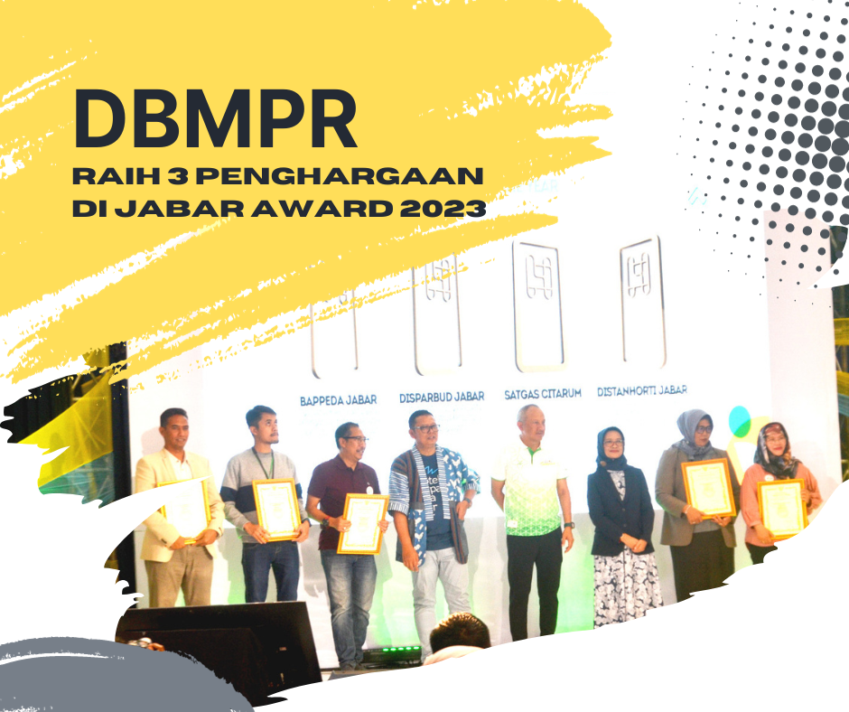 DBMPR Provinsi Jawa Barat Raih 3 Penghargaan di Jabar Award 2023